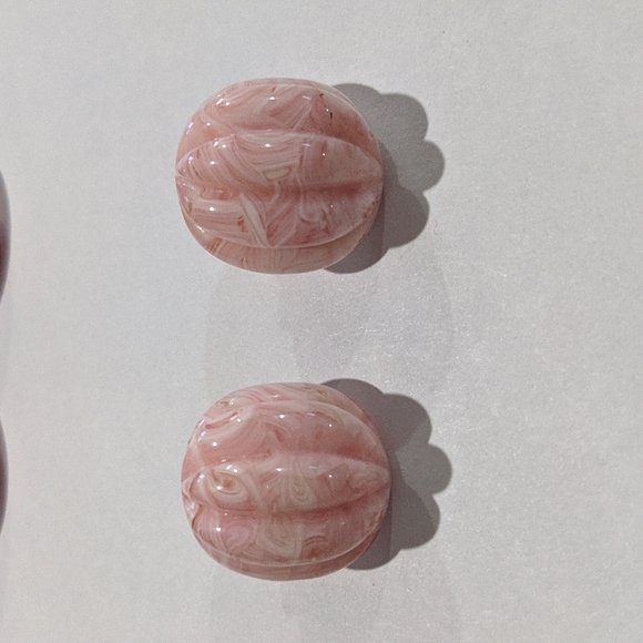 Vintage Pink Earring Set - Picture 2 of 8